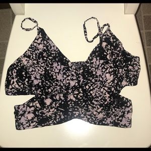 Pinks and black cut out tank